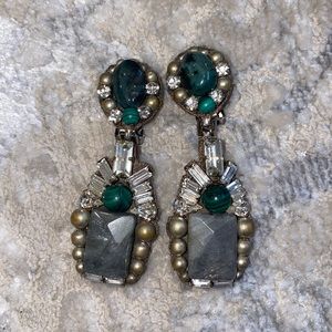 Ranjana khan emerald earrings